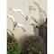 Set of 7 Silver Aluminum Coastal Birds Wall Decor, 16" x 4"